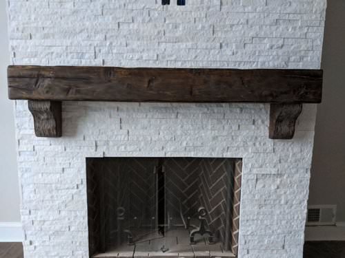 Wood Fireplace Mantels In New Jersey, Wooden Fireplace Mantel Shelf